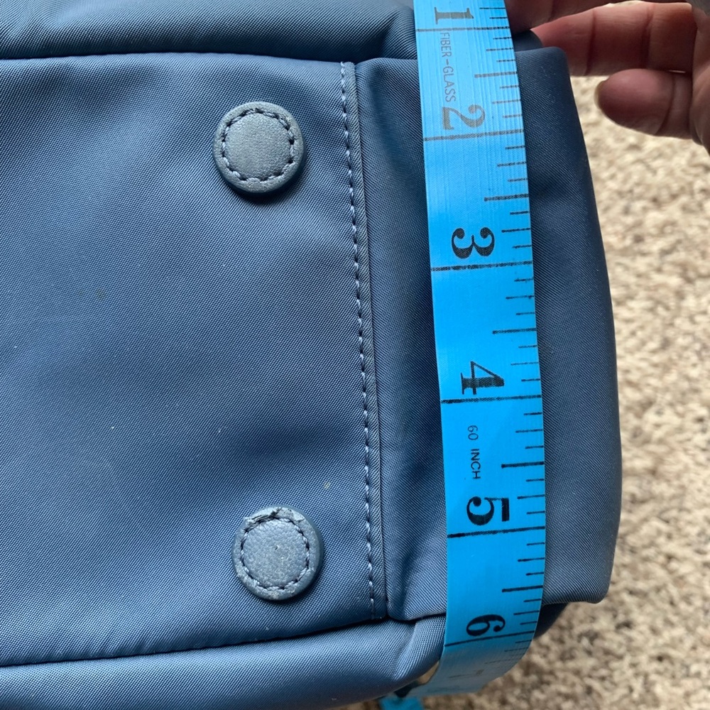 MZ WALLACE Mayfair Beaford Moonstone Blue Tote Multiple Pockets & Zipper Used - Picture 15 of 17